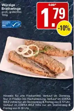 WEZ Würzige Bratheringe Angebot
