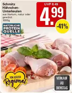 WEZ Schmitz Hähnchen-Unterkeulen Angebot
