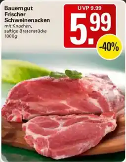WEZ Bauerngut Frischer Schweinenacken Angebot