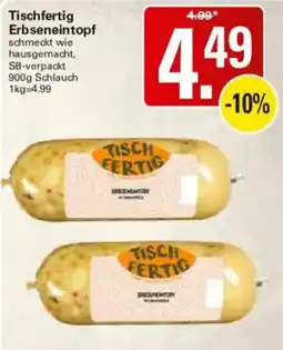 WEZ Tischfertig Erbseneintopf Angebot