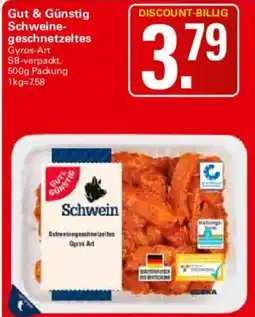 WEZ Schweine-geschnetzeltes Gyros Art Angebot