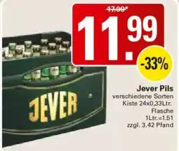 WEZ Jever Pils Angebot