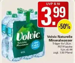 WEZ Volvic Naturelle Mineralwasser Angebot