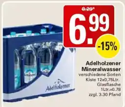 WEZ Adelholzener Mineralwasser Angebot