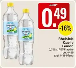 WEZ Rheinfels Quelle Lemon Angebot
