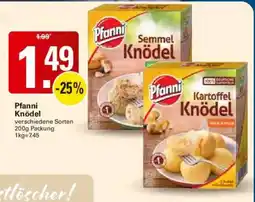 WEZ Pfanni Knödel Angebot