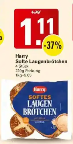 WEZ Harry Softe Laugenbrötchen Angebot