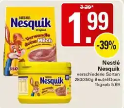 WEZ Nestlé Nesquik Angebot