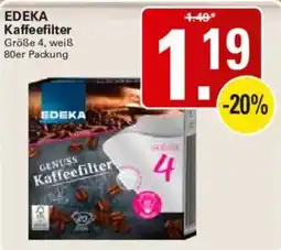 WEZ EDEKA Kaffeefilter Angebot