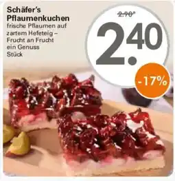WEZ Schäfer's Pflaumenkuchen Angebot