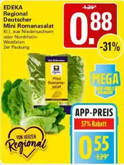 WEZ EDEKA Regional Deutscher Mini Romanasalat Angebot