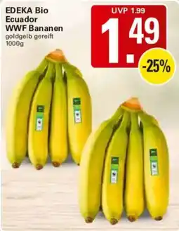 WEZ EDEKA Bio Ecuador WWF Bananen Angebot