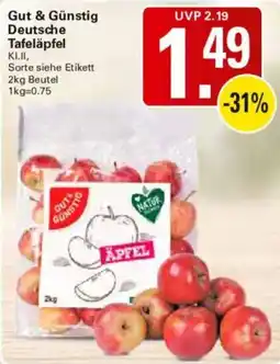 WEZ Gut & Günstig Deutsche Tafeläpfel Angebot