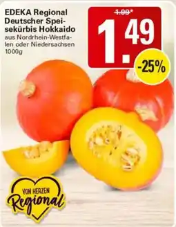 WEZ EDEKA Regional Deutscher Speisekürbis Hokkaido Angebot