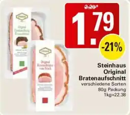 WEZ Steinhaus Original Bratenaufschnitt Angebot