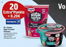 WEZ Dr. Oetker High Protein Dessert Angebot