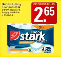 WEZ Gut & Günstig Küchentücher Angebot