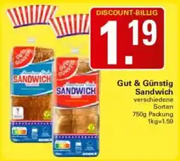 WEZ Gut & Günstig Sandwich Angebot
