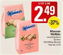 WEZ Manner Waffeln Angebot
