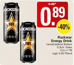 WEZ Rockstar Energy Drink Angebot