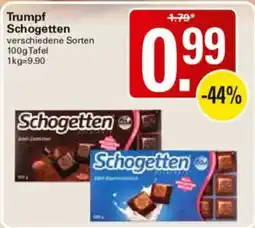 WEZ Trumpf Schogetten Angebot