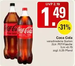 WEZ Coca Cola Angebot