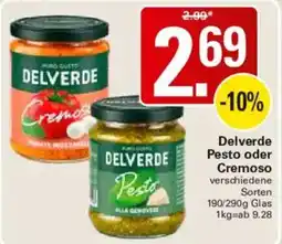 WEZ Delverde Pesto oder Cremoso Angebot