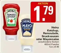 WEZ Heinz Ketchup, Remoulade, Snacksaucen oder Mayonnaise Angebot