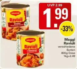 WEZ Maggi Ravioli Angebot