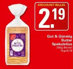 WEZ Butter Spekulatius Angebot