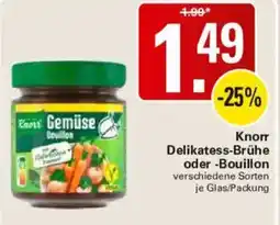 WEZ Knorr Gemüse Bouillon Angebot