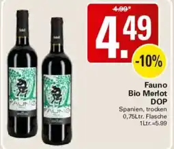 WEZ Fauno Bio Merlot DOP Angebot