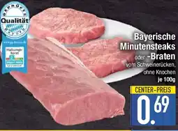 E-Center Bayerische Minutensteaks Angebot