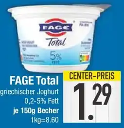 E-Center FAGE Total griechischer Joghurt Angebot