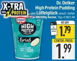 E-Center Dr. Oetker High Protein Pudding Angebot