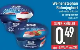 E-Center Weihenstephan Rahmjoghurt Angebot