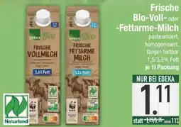 E-Center Frische Bio-Voll- oder -Fettarme-Milch Angebot