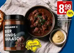 WEZ Holland's Bier-Rindsgulasch Angebot