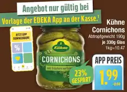 E-Center Kühne Cornichons Angebot