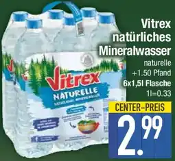 E-Center Vitrex natürliche Mineralwasser Angebot
