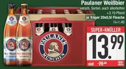 E-Center Paulaner Weißbier Angebot