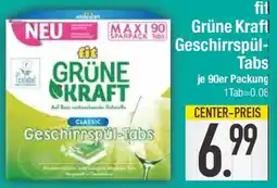 E-Center fit GRÜNE KRAFT Geschirrspül-Tabs Angebot