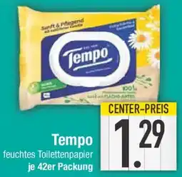 E-Center Tempo feuchtes Toilettenpapier Angebot