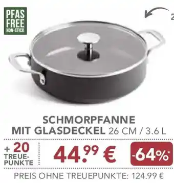 E-Center Schmorpanne mit glasdeckel Angebot