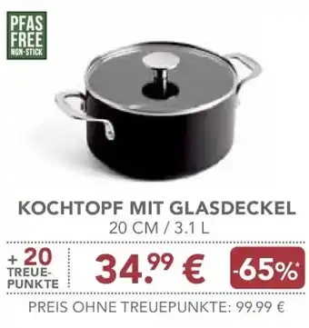 E-Center Kochtopf mit Glasdeckel Angebot