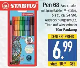 E-Center STABILO Pen 68 Fasermaler Angebot