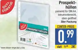 E-Center PROSPEKTHÜLLEN Angebot
