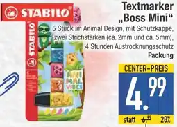 E-Center STABILO Textmarker „Boss Mini“ Angebot