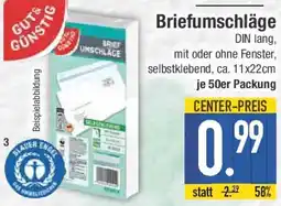 E-Center Briefumschläge DIN lang Angebot