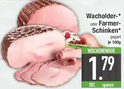 E-Center Wacholder- oder Farmer-Schinken Angebot